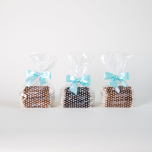 Caramel Polka Dot Gift Bag