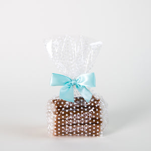 Caramel Polka Dot Gift Bag