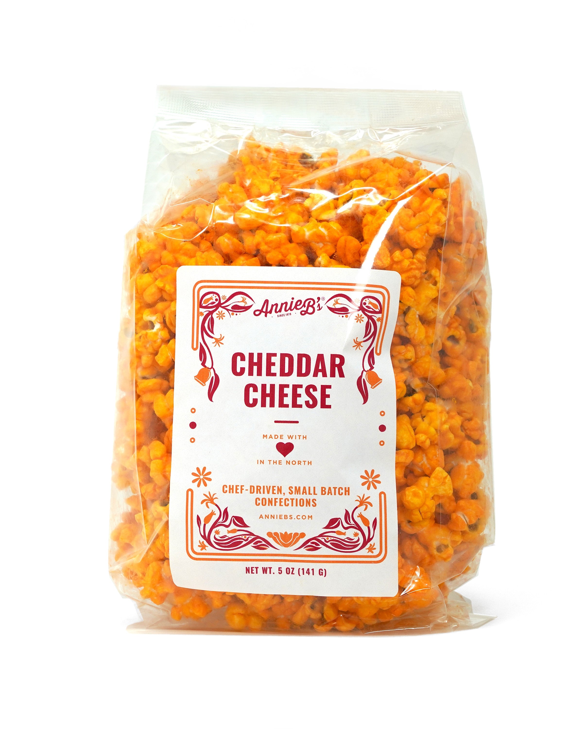 PonPon　e⑤sscbb Cheddar Cheese Popcorn Bag (5oz) – Annie B's Candy